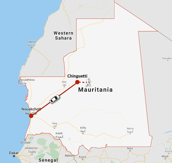 Mauritania 2025 Pawel Lipski Mauritania Map